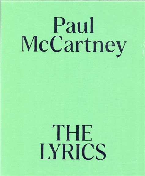 Paul Mccartneythe Lyrics