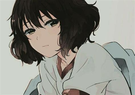 There are of course many other short haired girls in anime. Image by ۪۫ ཻུ۪۪┊sᴜɴғʟᴏᴡᴇʀ on ۪۫ ཻུ۪۪┊ᴀɴɪᴍᴇ ɢᴀʟʟᴇʀʏ | Aesthetic anime, Anime drawings, Anime art ...