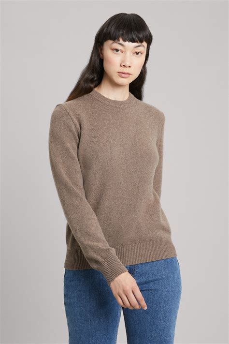 Brown Cashmere Sweater Italian Recycled Cashmere Asket