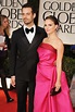 Natalie Portman and her husband at the Golden Globes.