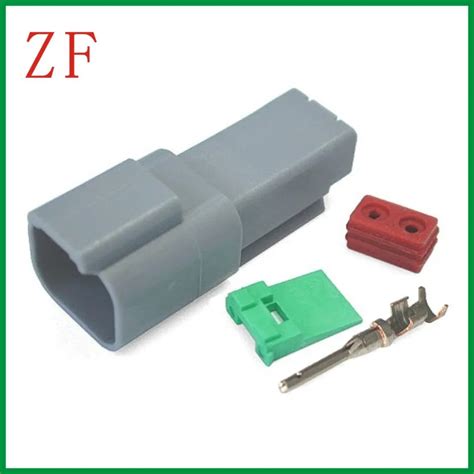 Dt06 2s Male Connector Terminal Car Wire Connector 2 Pin Connector