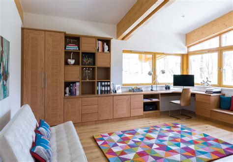 Neville Johnson Oak Study Furniture Contemporary Home Office