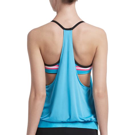 Nike Printed Layered Sport Tankini Swimwear Clothing Accessories