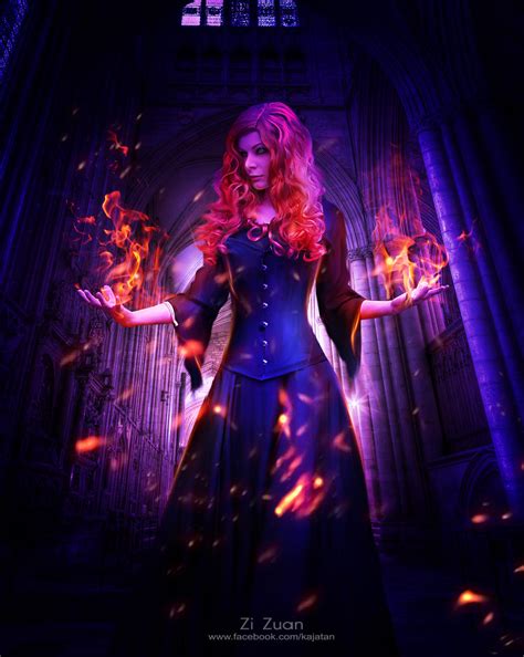 Fire Witch By Zizuan On Deviantart