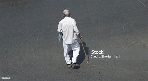 Old Man Walking Away 3 Stock Photo Download Image Now Istock