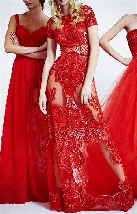 Zuhair Murad Spring Summer 2015 Red Fashion Fashion Couture Fashion