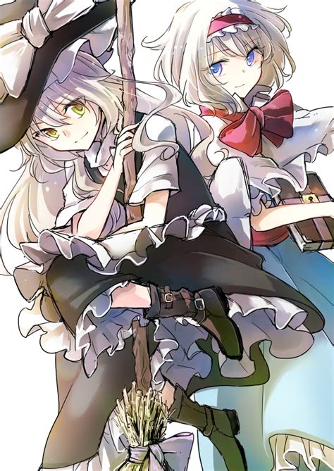 Kirisame Marisa And Alice Margatroid Touhou Drawn By Mitsunara Danbooru