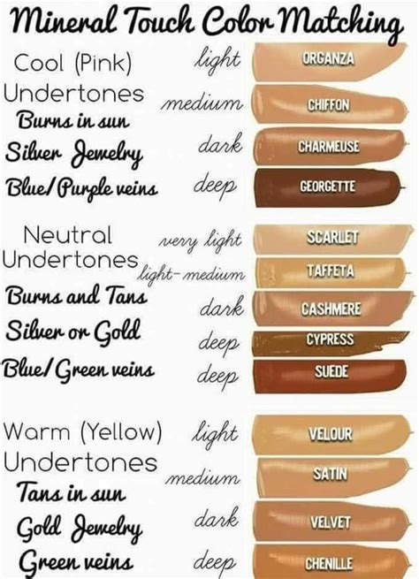 Younique Color Match Younique Foundation Colors Makeup Tips
