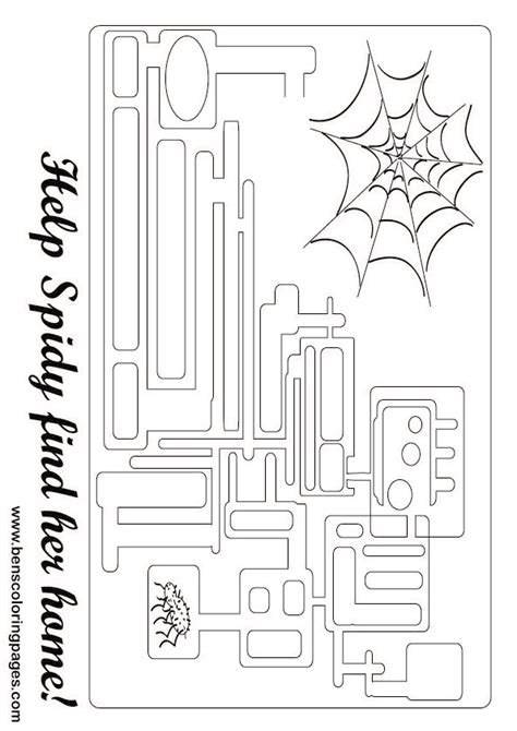 Spider Maze Games For Kids