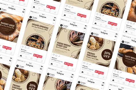 Bakery Instagram Stories And Post Template 812980 Instagram