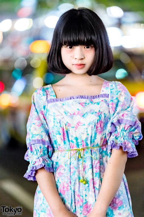 Super Cute Japanese Idol Yoneko On The Street In Tokyo Fashion