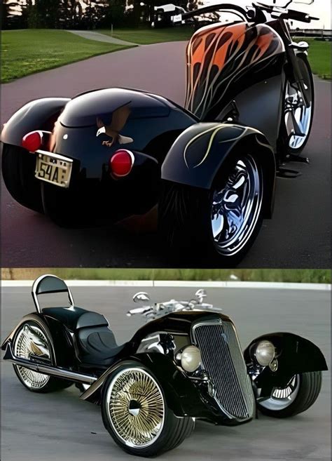 Cool Motorcycles Vintage Motorcycles Harley Davidson Trike Trike Harley E Quad Custom