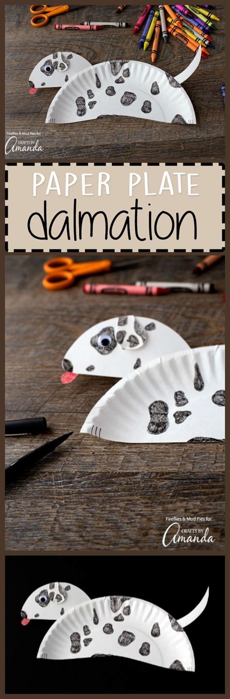 Kids Of All Ages Will Enjoy Making A Paper Plate Dalmatian This Craft