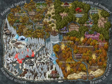 1 My Map For The Feywild Made Using Inkarnate Dndmaps Fantasy