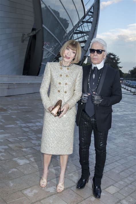 Vid O Anna Wintour Et Karl Lagerfeld Inauguration Du Mus E De La