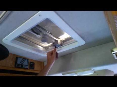 Some rvs come with fiberglass roofs. Install a New Replacement RV Roof Fan Vent part 4 - YouTube