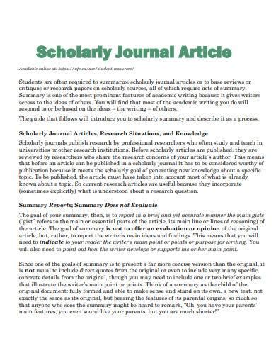 Academic Journal Template Word