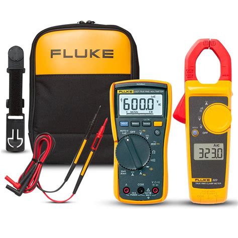 Fluke 117323 Electricians Combo Kit Digital Multimeter And Clamp