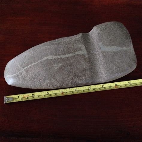 Authentic Stone Axe Head Native American Indian Artifact Etsy