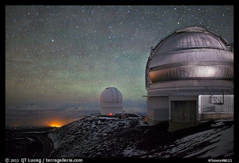 Starry Starry Night Observatories At Mauna Kea Big Island Of Hawaii