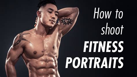 How To Shoot Fitness Portraits In Your Home Studio Youtube