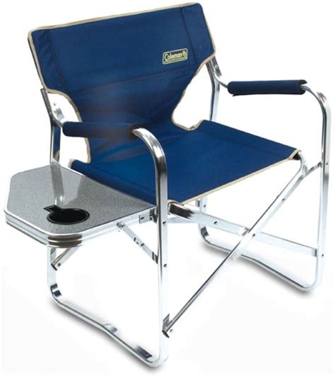 Coleman is known for their decades of experience in manufacturing tents, coolers and other outdoor accessories. Coleman Directors Chair Plus Table | Snowys Outdoors