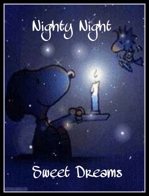 Night Night Sweet Dreams Snoopy Nighty Night Good Night Sweet