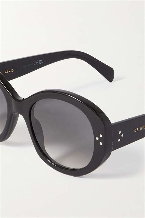 celine eyewear oversized round frame acetate sunglasses net a porter