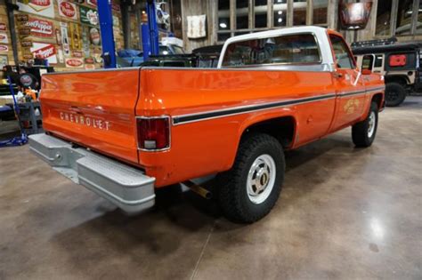 1976 Chevrolet K20 Scottsdale 8858 Miles Red Pickup 400 V8 65l
