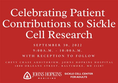Celebrating 100 Years Of Patient Contributions To Sickle Cell Research