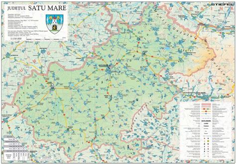 Gmt+03:00 = eest (±1 dst). Harta Satu Mare - Harta personalizata