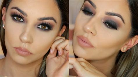 smokey eye makeup for hooded eyes tutorial