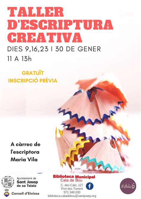 Taller De Escritura Creativa Biblioteca Cala De Bou Ibiza Editions