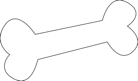 Dog Bone Clipart Outline