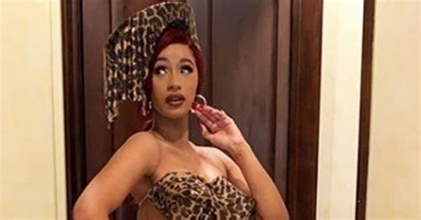 Cardi B Writhes Around 100 Naked Covered In Diamonds For New Song