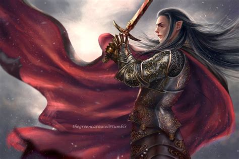 Fëanor Tolkien Art Fantasy Heroes Middle Earth