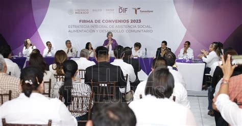 Hoy Tamaulipas Firma Dif Tamaulipas Convenio De Colaboracion Con El