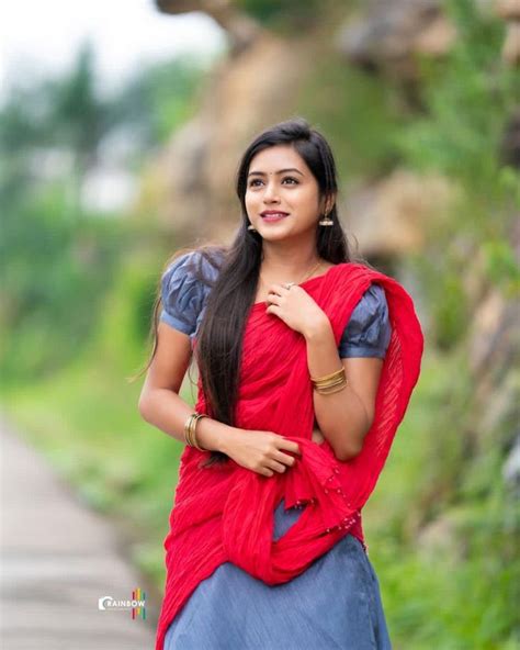 Deepika Aradhya In Half Saree Photos South Indian Actress Simple Girl Outfits Girl Crush