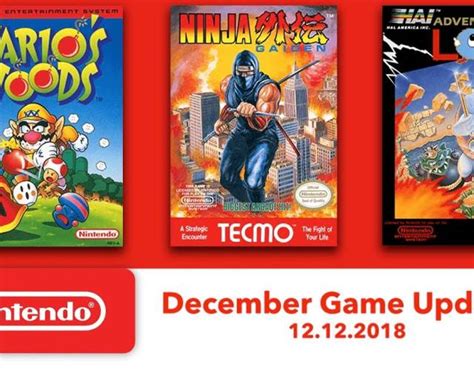 Every Free Nes Game Added To Nintendo Switch Online In December And