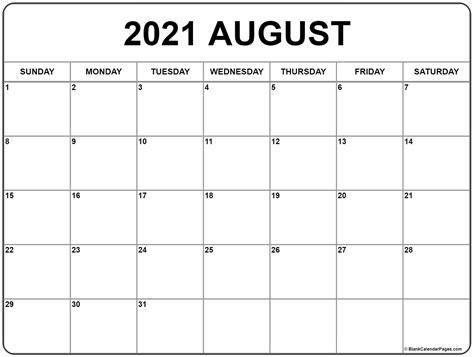 June 11 (fri.) final day to apply for a degree in august ($25.00 fee due with application) june 12 (sun.) last day to submit tuition and fee payment without penalty. August 2021 calendar | free printable calendar templates
