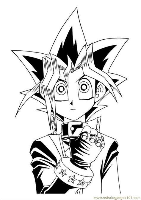 Coloring Pages Yu Gi Oh 008 Cartoons Yu Gi Oh Free Printable Coloring Home