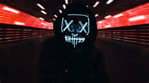Anonymous Led Mask 4k Wallpapers Hd Wallpapers Id 30452