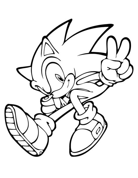 Sonic The Hedgehog Coloring Pages To Download And Print For Free
