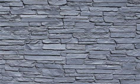 Yorkshire Style Faux Stone Wall Panel A187 Nero