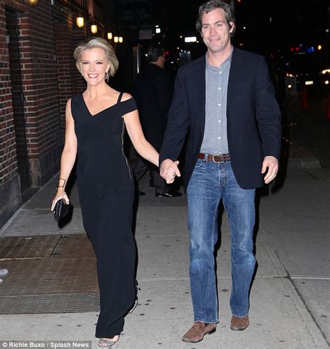 Megyn Kelly Arrives With Husband Douglas Brunt To Late Show With