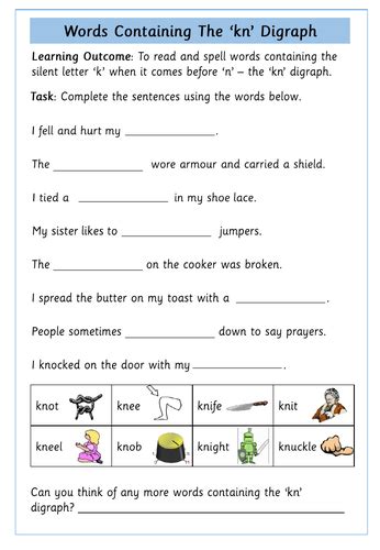 Gn And Kn Digraphs Worksheets Teaching Resources