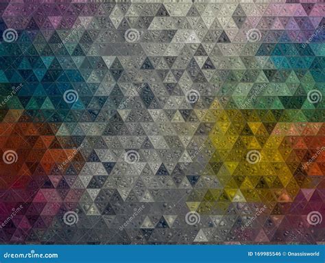 Multicoloured Material Design Abstract Art Background Stock