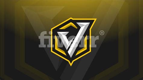 The Logo For An Esports Team Which Is Yellow And Black With White