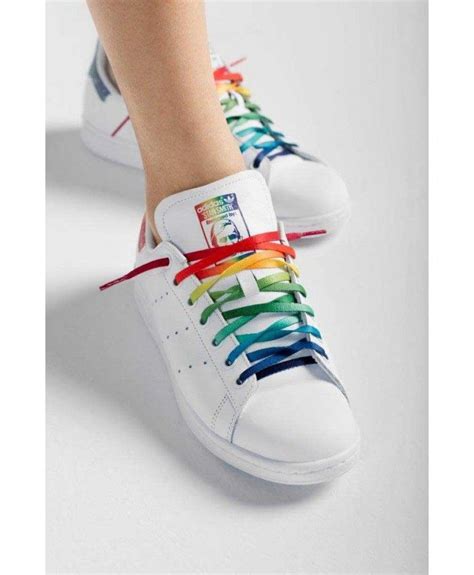 Adidas Stan Smith Womens Pride Rainbow Trainers Sapatos Sapatos
