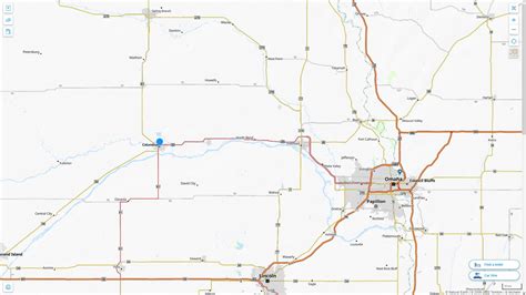 Columbus Nebraska Map And Columbus Nebraska Satellite Image